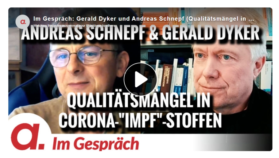 Gerald Dyker mit Andreas Schnepf bei "Apolut" von Kayvan Soufi-Siavash