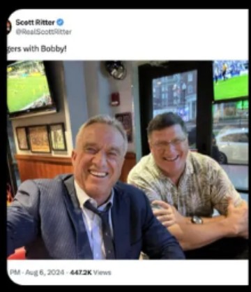 Datei:Robert Kennedy jr Scott Ritter 2024.jpg