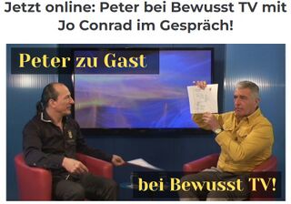 Reichsbürger Peter Fitzek bei Bewusst TV im März 2022