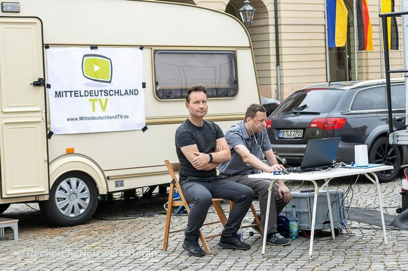 Datei:Mitteldeutschland TV Magdeburg 2023 Recherche-Netzwerk-Berlin AfD-Europawahlkampf-Kundgebung.jpg