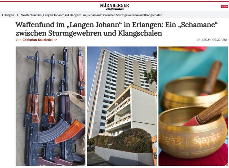 Datei:Egon Schmidt Waffenfund Nuernberger Nachrichten 2024.jpg