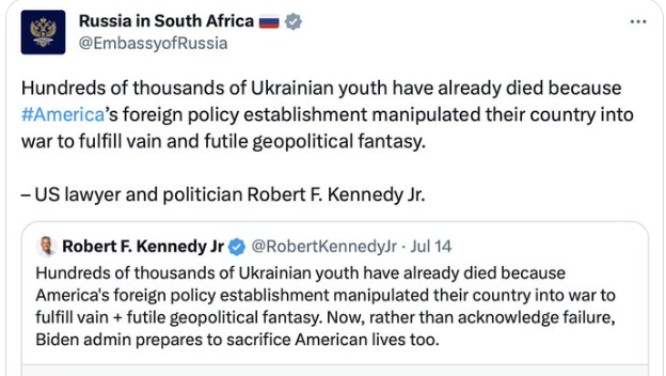 Fichier:Robert F Kennedy russischer Uerfall auf Ukraine 2023.jpg