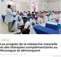 Les progrès de la médecine naturelle et des thérapies complémentaires au Nicaragua Journal télévisé 15-10-2021.jpg